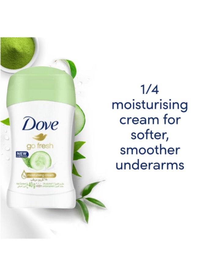 Dove  Go Fresh, Cucumber Deodorant Roll On, 40 Ml, Pack Of 1 - Image 3